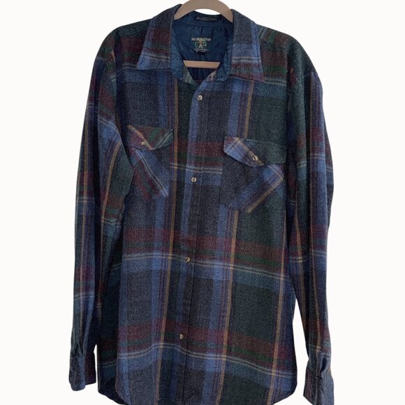 Salmon River Traders Tall Man Size XL Flannel Shirt - Picture 1 of 10